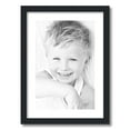 thumbnail image 1 of ArtToFrames 16x22 Matted Picture Frame with 12x18 Single Mat Photo Opening Framed in 1.25 Satin Black and 2 Crisp Mat (FWM-3926-16x22), 1 of 8