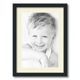 thumbnail image 1 of ArtToFrames 16x22 Matted Picture Frame with 12x18 Single Mat Photo Opening Framed in 1.25 Satin Black and 2 Ivory Mat (FWM-3926-16x22), 1 of 8