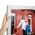 thumbnail image 1 of ArtToFrames 16x24 Inch Platinum Picture Frame, This Silver MDF Poster Frame is Great for Your Art or Photos, Comes with 060 Plexi Glass (4637), 1 of 8