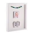 thumbnail image 1 of ArtToFrames 16x24 Inch Shadow Box Picture Frame, with a Satin White 1 Wide Shadowbox frame and Porcelain Mat Backing (4655), 1 of 7
