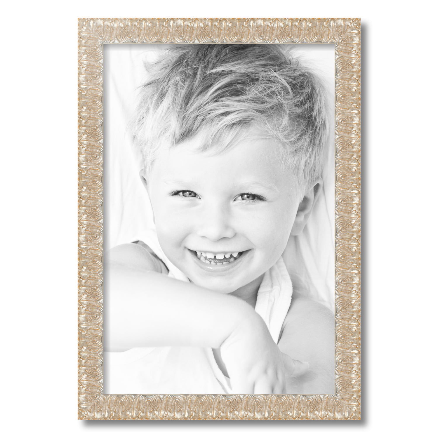ArtToFrames 4x7 inch Gold Picture Frame, Gold Wood Poster Frame (4317), Size: 4 x 7
