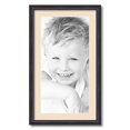 thumbnail image 1 of ArtToFrames 16x28 Matted Picture Frame with 12x24 Single Mat Photo Opening Framed in 1.25 Black Stain on Solid Red Oak and 2 French Creme Mat (FWM-4083-16x28), 1 of 8