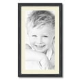 thumbnail image 1 of ArtToFrames 16x28 Matted Picture Frame with 12x24 Single Mat Photo Opening Framed in 1.25 Black Stain on Solid Red Oak and 2 Ivory Mat (FWM-4083-16x28), 1 of 8