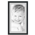 thumbnail image 1 of ArtToFrames 16x28" Matted Picture Frame with 12x24" Single Mat Photo Opening Framed in 1.25" Satin Black and 2" Candlewick Mat (FWM-3926-16x28), 1 of 8