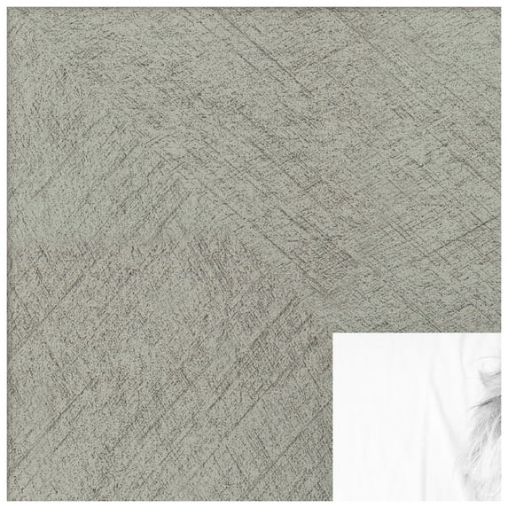 ArtToFrames 16x31 inch Metallic Deco Silver Picture Frame, Silver MDF Poster Frame (4501)