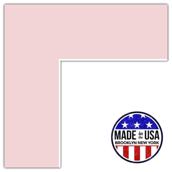 ArtToFrames 16x36" Hollyhock Custom Mat for Picture Frame with Opening for 12x32" Photos. Mat Only, Frame Not Included (MAT-227)