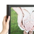 thumbnail image 1 of ArtToFrames 17" x 18" Satin Black Picture Frame, 17x18 inch Black Wood Poster Frame (WOM-1451), 1 of 8