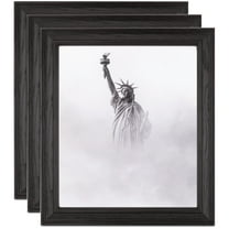 ArtToFrames 17" x 28" Colonial Onyx Picture Frame, 17x28 inch Black MDF Poster Frame (WOM-4386), 3 Pack