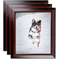thumbnail image 1 of ArtToFrames 17" x 31" Matte mahogany Diploma Picture Frame, 17x31 inch Brown Wood Poster Frame (WOM-5108), 3 Pack, 1 of 6