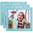 thumbnail image 1 of ArtToFrames 17" x 32" Eggshell Blue Picture Frame, 17x32 inch Blue Wood Poster Frame (WOM-4599), 3 Pack, 1 of 7