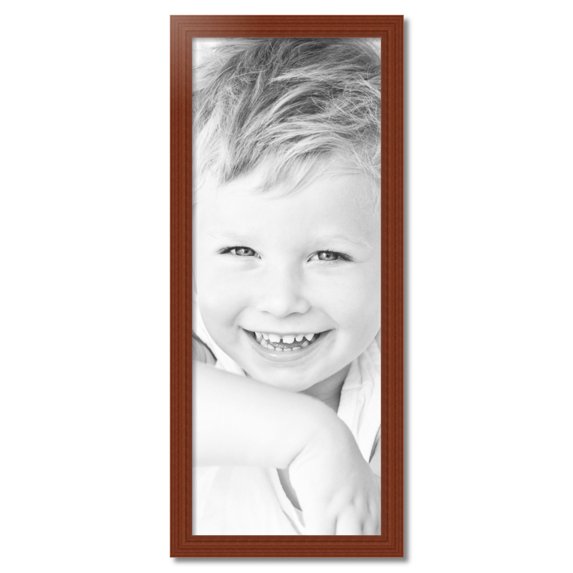 ArtToFrames 17" x 44" Honey Picture Frame, 17x44 inch Brown Wood Poster Frame (WOM-4349)