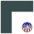 thumbnail image 1 of ArtToFrames 17x19" Evergreen Custom Mat for Picture Frame with Opening for 13x15" Photos. Mat Only, Frame Not Included (MAT-214), 1 of 5