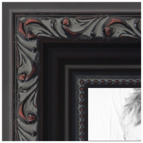 ArtToFrames 17x19 inch Black Picture Frame, Black Wood Poster Frame (4625)