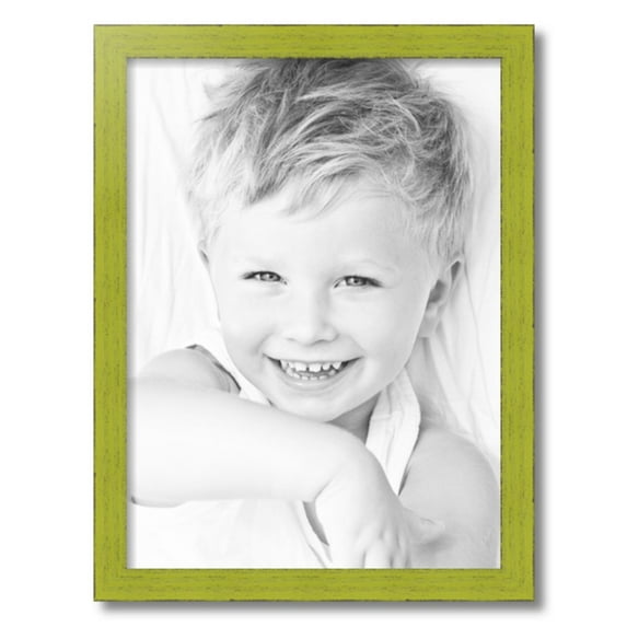 ArtToFrames 17x23" Modern Green Picture Frame, Green Wood Poster Frame, with Regular Acrylic and 2 (FBPL-4589)