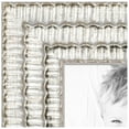 thumbnail image 1 of ArtToFrames 17" x 24" Bright Silver Picture Frame, 17x24 inch Silver Wood Poster Frame (WOM-4752), 1 of 1