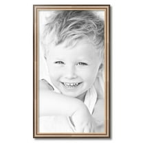 ArtToFrames 17x31" Anique Silver Picture Frame, Silver Wood Poster Frame, with Regular Acrylic and 2 (FBPL-4964)