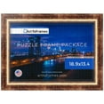 thumbnail image 1 of ArtToFrames 18.9x13.4 Inch - 48x34 CM Multi Puzzle Frame for 500 piece Puzzles.2.00 Inch Custom Wood Puzzle Frames, Monticello - Comes with Regular Glass, 1 of 5