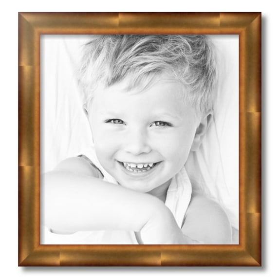ArtToFrames 18" x 19" Gold Leaf Picture Frame, 18x19 inch Gold Wood Poster Frame (WOM-4947)