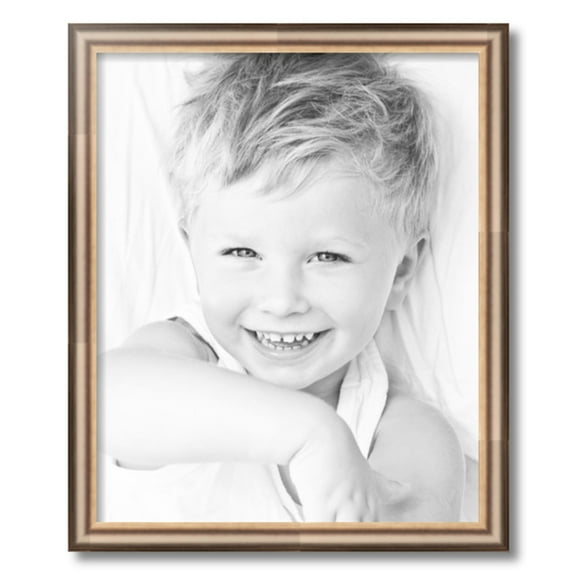 ArtToFrames 18" x 22" Anique Silver Picture Frame, 18x22 inch Silver Wood Poster Frame (WOM-4964)