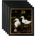 thumbnail image 1 of ArtToFrames 18" x 22" Black Velvet with Gold - 1.25 Picture Frame, 18x22 inch Black MDF Poster Frame (WOM-4690), 5 Pack, 1 of 6