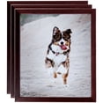 thumbnail image 1 of ArtToFrames 18" x 22" Cherry Stain Picture Frame, 18x22 inch Red Wood Poster Frame (WOM-4111), 3 Pack, 1 of 6