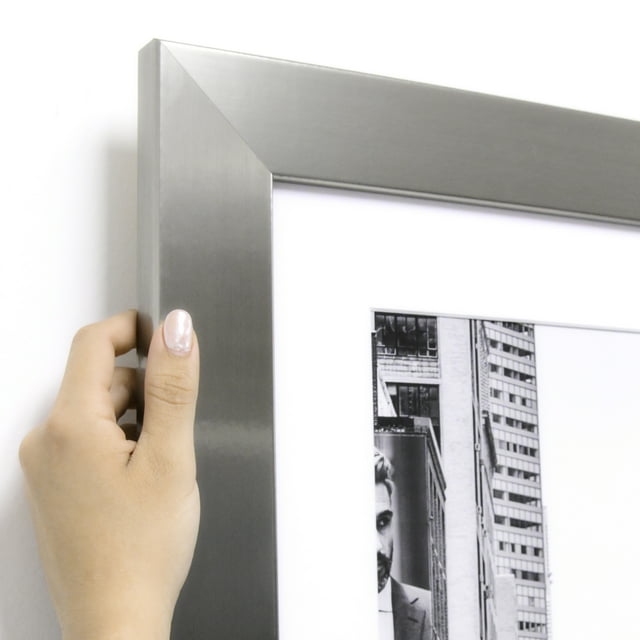 ArtToFrames 18" x 22" Rugged Gray Picture Frame, 18x22 inch Gray Wood Poster Frame (WOM-4514)