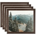 thumbnail image 1 of ArtToFrames 18" x 22" Walnut Picture Frame, 18x22 inch Brown MDF Poster Frame (WOM-4094), 4 Pack, 1 of 5