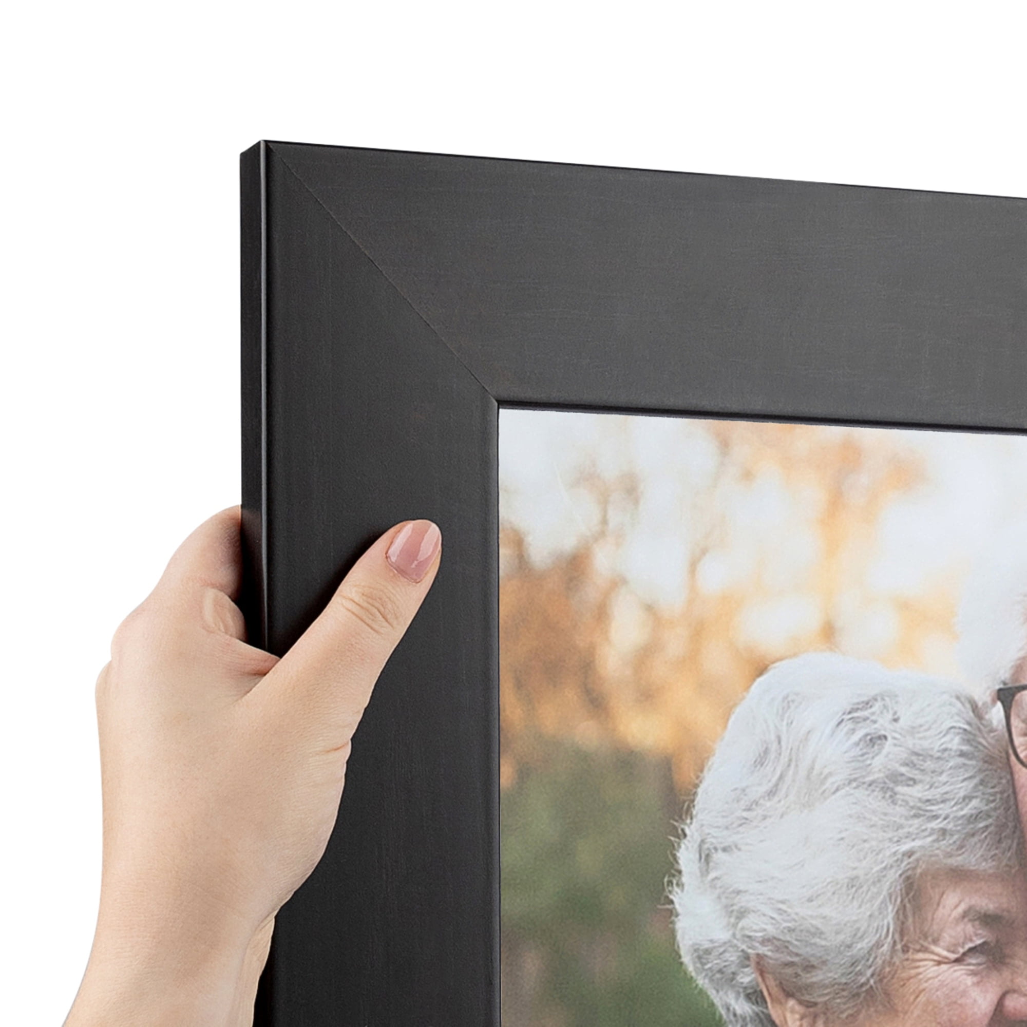 ArtToFrames 18" x 22" Wide Dark Walnut Picture Frame, 18x22 inch Brown