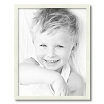 ArtToFrames 18" x 23" White Picture Frame, 18x23 inch White Wood Poster Frame (WOM-5138)