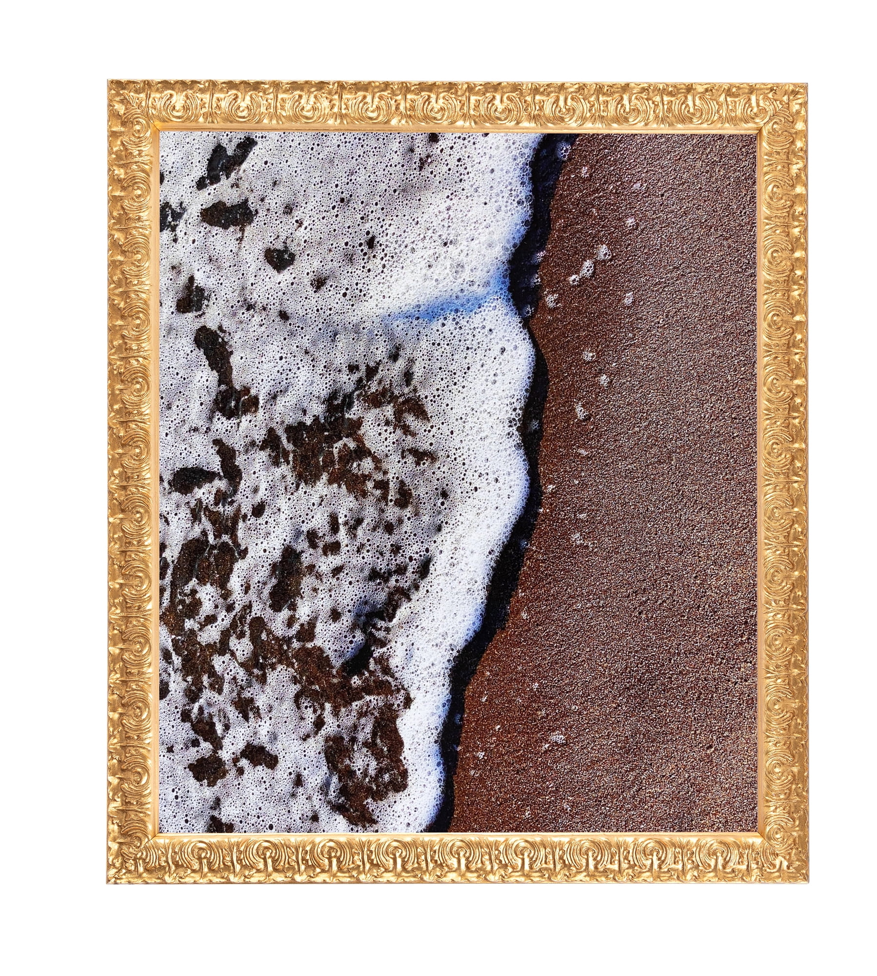 ArtToFrames 18" x 24" 1" wide - Versailles Gold Picture Frame, 18x24 inch Gold Wood Poster Frame (WOM-4901), 1 Pack