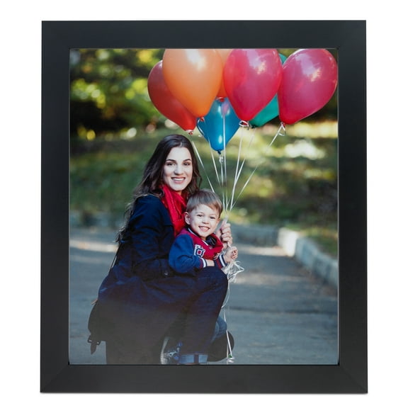ArtToFrames 18" x 24" Black Picture Frame, 18x24 inch Black MDF Poster Frame (WOM-3943), 1 Pack