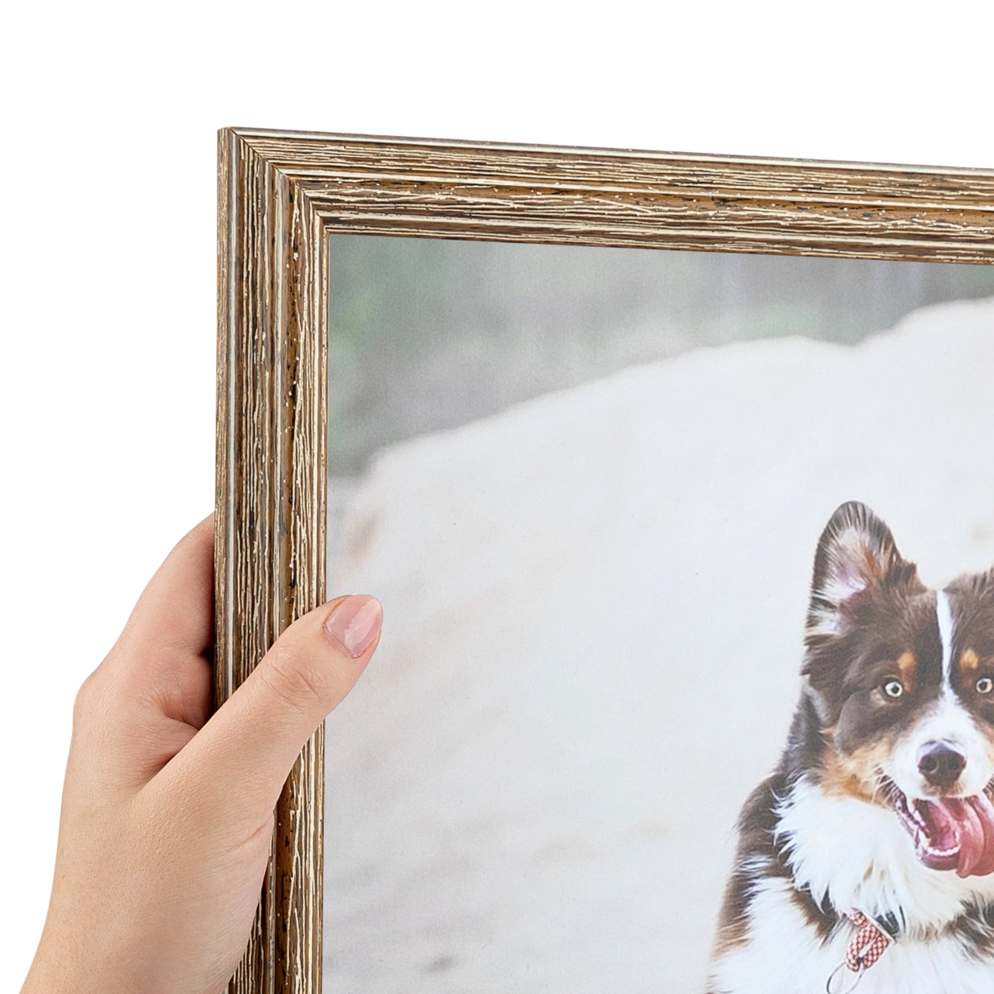 ArtToFrames 18" x 24" Brown Picture Frame, 18x24 inch Brown Wood Poster Frame (WOM-4717), 1 Pack