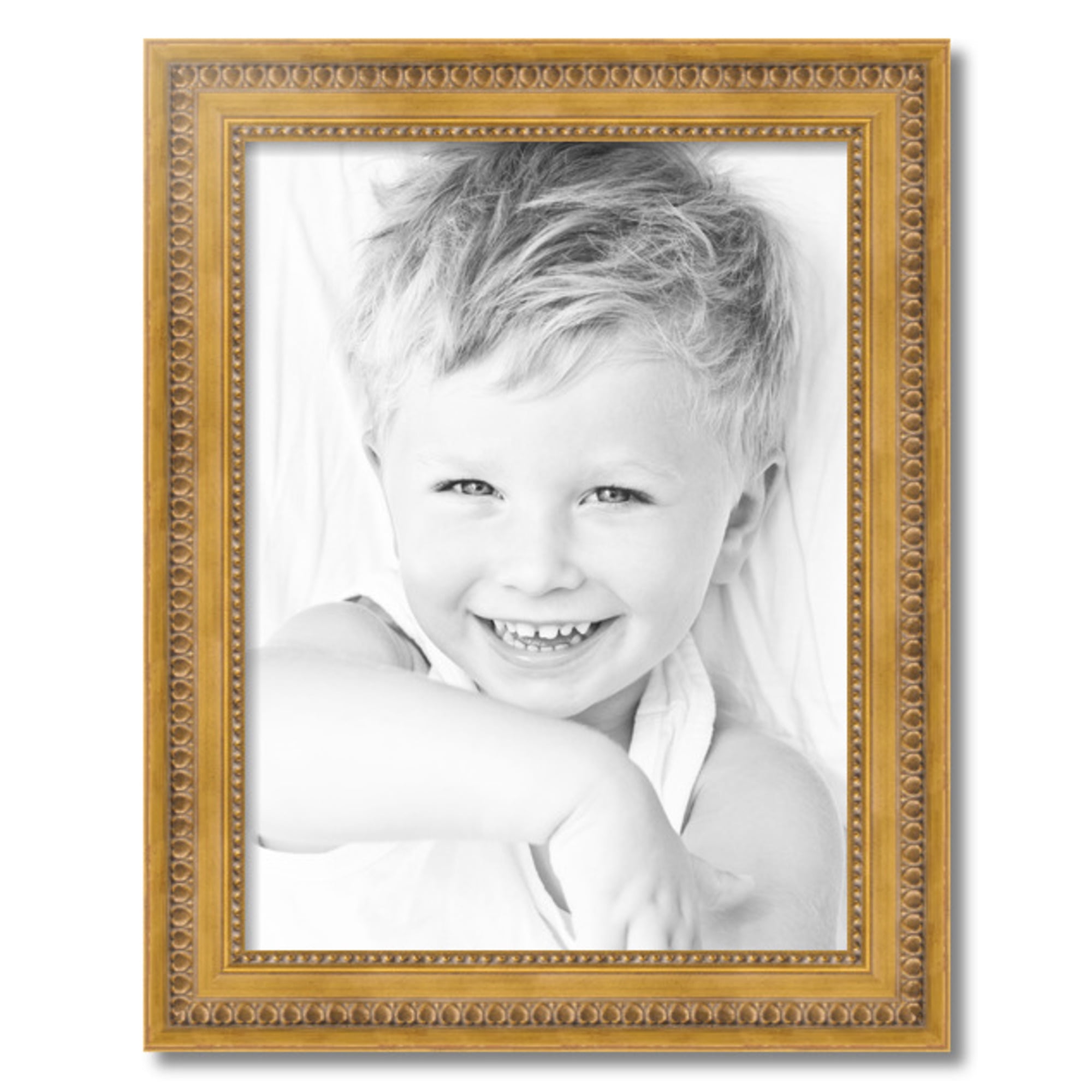 ArtToFrames 18" x 24" Gold Picture Frame, 18x24 inch Gold Wood Poster Frame (WOM-4166), 3 Pack