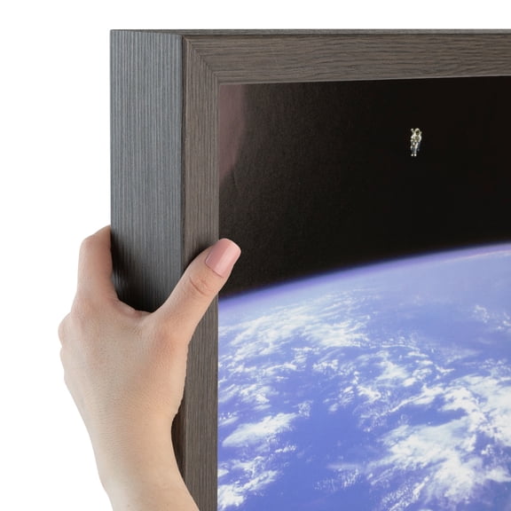 ArtToFrames 18" x 24" Melinga Oak Gray Picture Frame, 18x24 inch Gray Wood Poster Frame (WOM-4657)