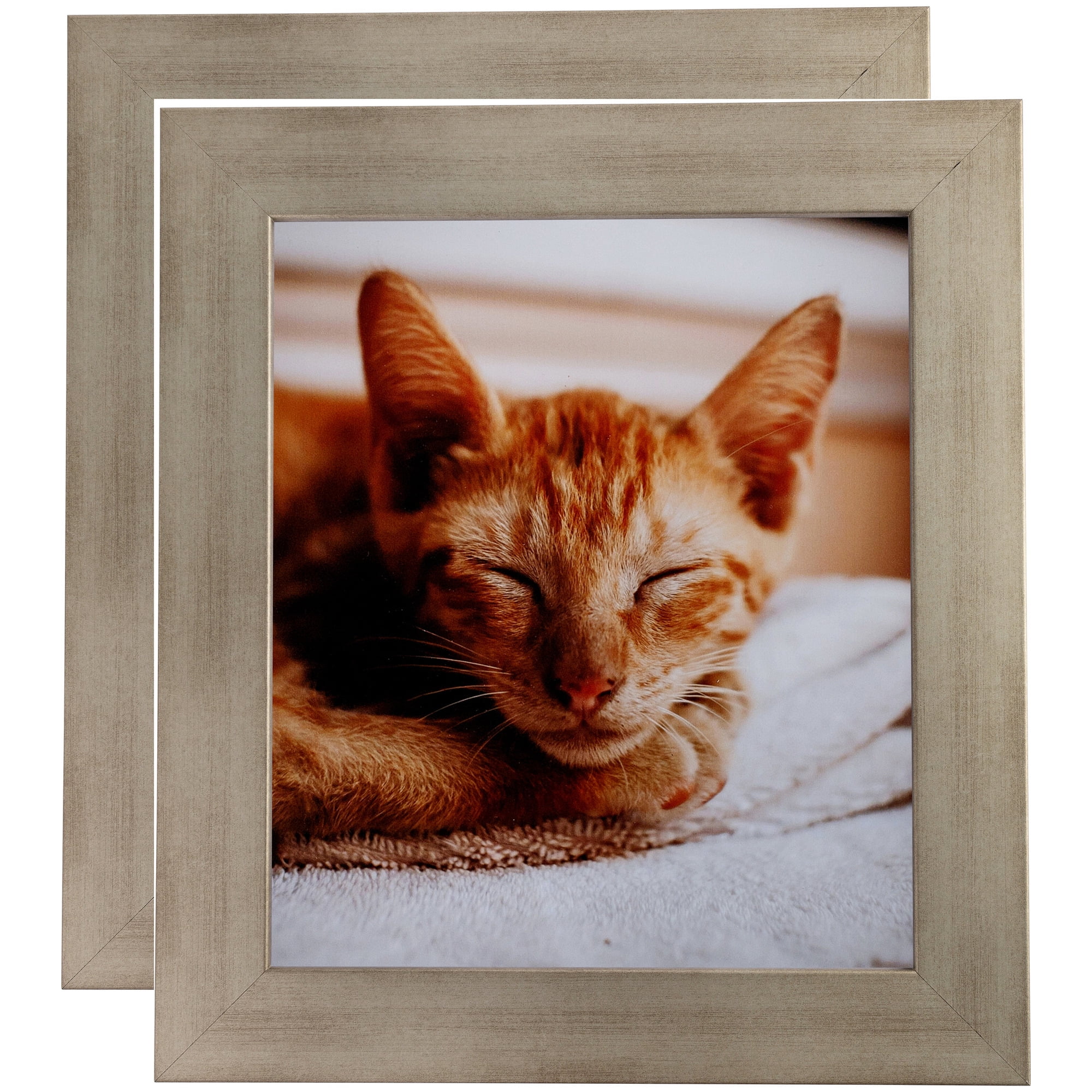 ArtToFrames 18" x 24" Muted Prosecco Gold Picture Frame, 18x24 inch Gold MDF Poster Frame (WOM-4678), 2 Pack