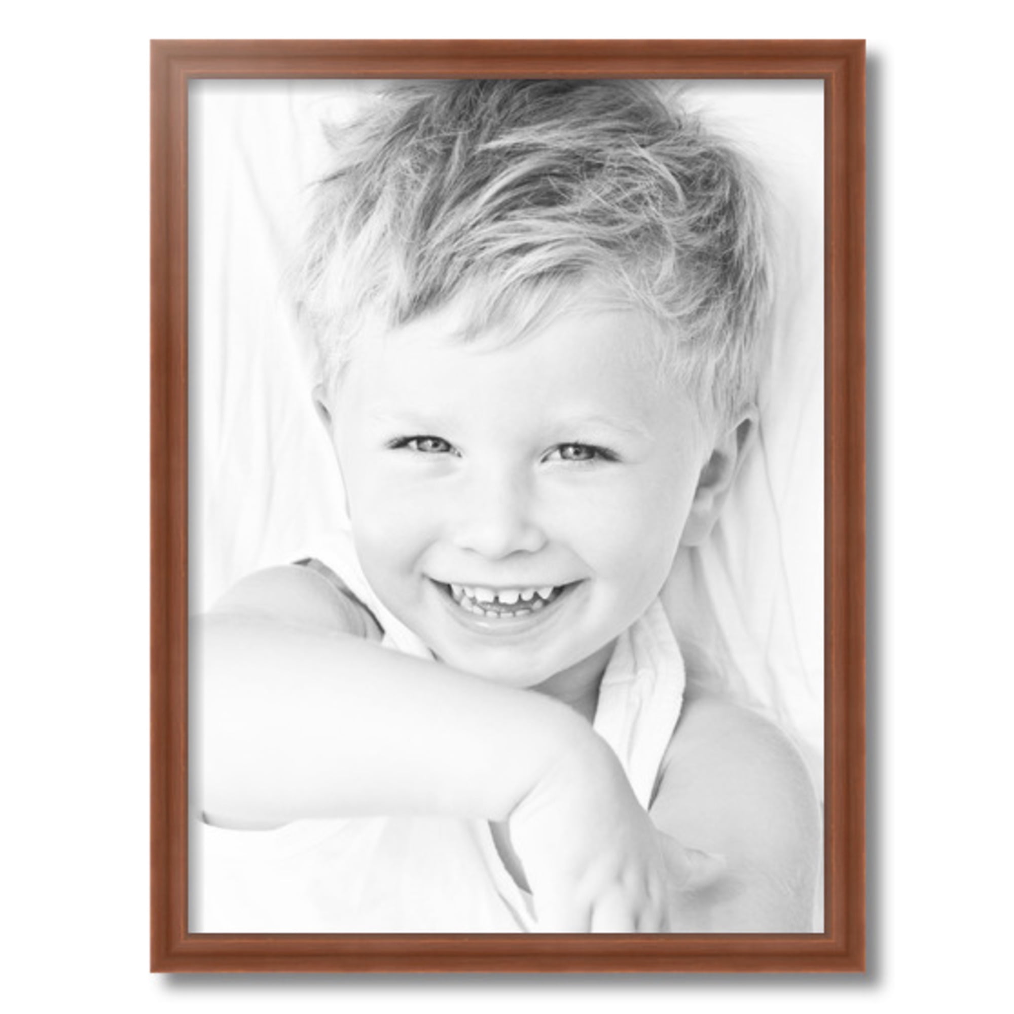 ArtToFrames 18" x 24" Painted Dark Orange Picture Frame, 18x24 inch Red Wood Poster Frame (WOM-4950)