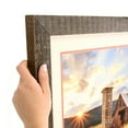thumbnail image 1 of ArtToFrames 18" x 24" Real Reclaimed Light Brown Barnwood Picture Frame, 18x24 inch Brown Wood Poster Frame (WOM-4813), 1 of 8