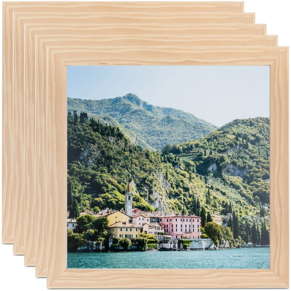 ArtToFrames 18" x 24" Red Oak Picture Frame, 18x24 inch Brown Wood Poster Frame (WOM-4846), 5 Pack