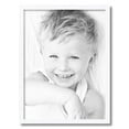 thumbnail image 1 of ArtToFrames 18" x 24" Satin White Picture Frame, 18x24 inch White Wood Poster Frame (WOM-4655), 1 of 5