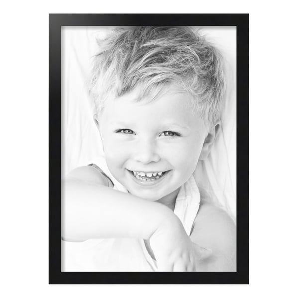 ArtToFrames 18" x 25" Black Steel Picture Frame, 18x25 inch Black MDF Poster Frame (WOM-4639),  Pack