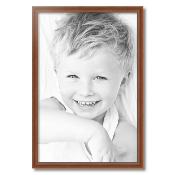 ArtToFrames 18" x 27" Painted Dark Orange Picture Frame, 18x27 inch Red Wood Poster Frame (WOM-4950)