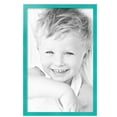 thumbnail image 1 of ArtToFrames 18" x 28" Aqua Picture Frame, 18x28 inch Green Wood Poster Frame (WOM-5186),  Pack, 1 of 3