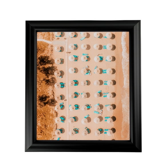 ArtToFrames 18" x 36" Dura Matte Black Picture Frame, 18x36 inch Black Wood Poster Frame (WOM-4030), 1 Pack