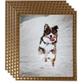 thumbnail image 1 of ArtToFrames 18" x 36" Gold with Star Picture Frame, 18x36 inch Gold Wood Poster Frame (WOM-4755), 5 Pack, 1 of 7