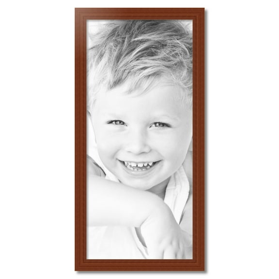 ArtToFrames 18" x 40" Honey Picture Frame, 18x40 inch Brown Wood Poster Frame (WOM-4349)