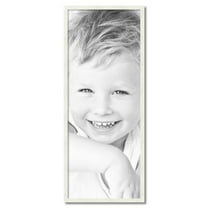 ArtToFrames 18" x 46" White Picture Frame, 18x46 inch White Wood Poster Frame (WOM-5140)