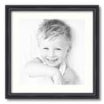 thumbnail image 1 of ArtToFrames 18x18 Matted Picture Frame with 14x14 Single Mat Photo Opening Framed in 1.25 Black Stain on Solid Red Oak and 2 Porcelain Mat (FWM-4083-18x18), 1 of 8