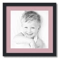 thumbnail image 1 of ArtToFrames 18x18" Matted Picture Frame with 14x14" Single Mat Photo Opening Framed in 1.25" Satin Black and 2" Seashell Mat (FWM-3926-18x18), 1 of 8