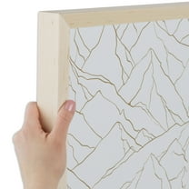 ArtToFrames 18x22 Inch Clear Stain Picture Frame, This White Wood Poster Frame is Great for Your Art or Photos, Comes with 060 Plexi Glass (4113)
