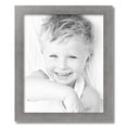 thumbnail image 1 of ArtToFrames 18x22 Inch Muted Cold Silver Picture Frame, This Silver MDF Poster Frame is Great for Your Art or Photos, Comes with 060 Plexi Glass (4677), 1 of 1